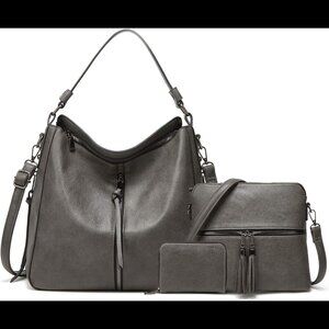 Women Fashion Handbags Wallet Tote Bag Shoulder Bag Top Handle Satchel Purse Set